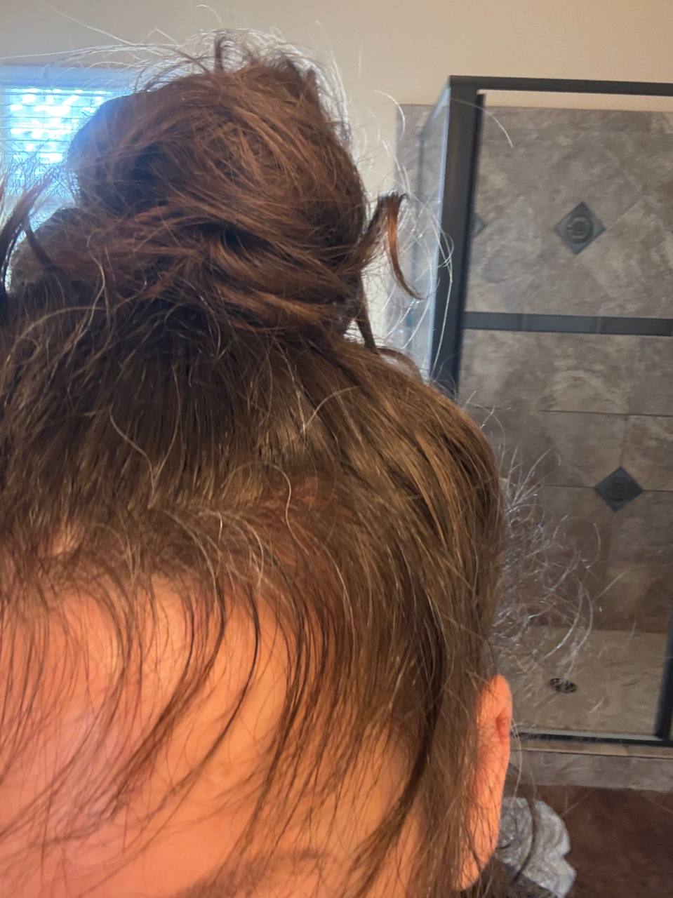 Client hair, after